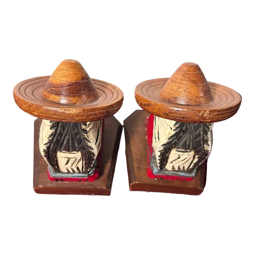 1960S VINTAGE SET OF FOLKART MEXICAN BOOKENDS - Picture 5 of 7